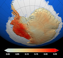 Artic Surface Trends - 1956-2008.  Image by NASA.