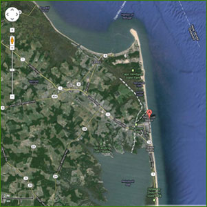 Google Map of Rehoboth Beach Area